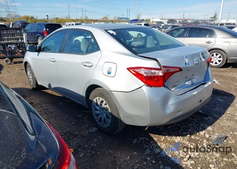 2017 Toyota Corolla Le z USA, uszkodzony, nr VIN 2T1BURHEXHC884922